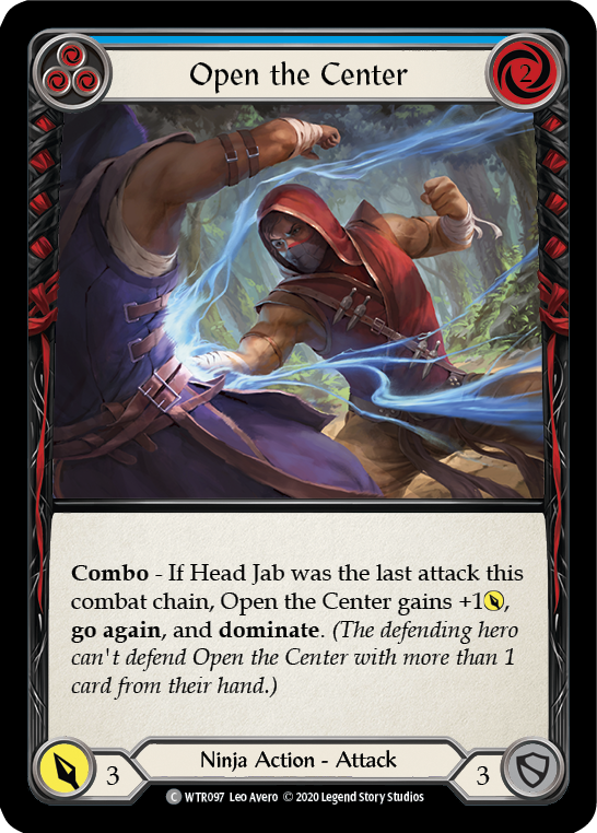 Open the Center (Blue) [U-WTR097] (Welcome to Rathe Unlimited)  Unlimited Rainbow Foil | Gamers Paradise