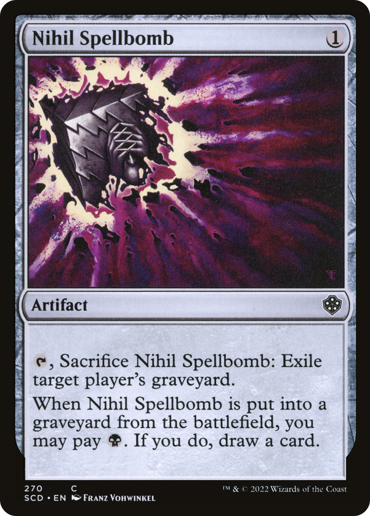 Nihil Spellbomb [Starter Commander Decks] | Gamers Paradise