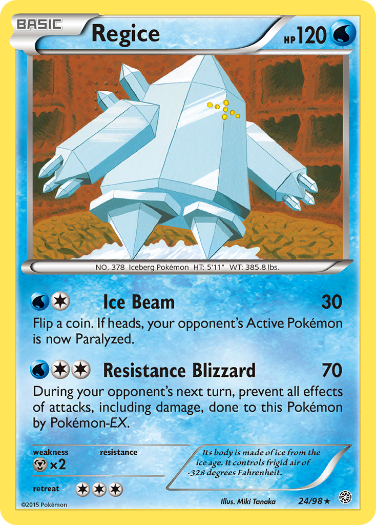 Regice (24/98) [XY: Ancient Origins] | Gamers Paradise