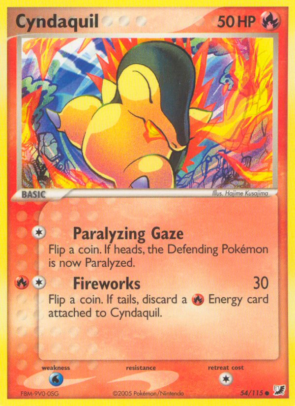 Cyndaquil (54/115) [EX: Unseen Forces] | Gamers Paradise