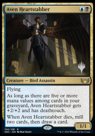 Aven Heartstabber (Promo Pack) [Streets of New Capenna Promos] | Gamers Paradise