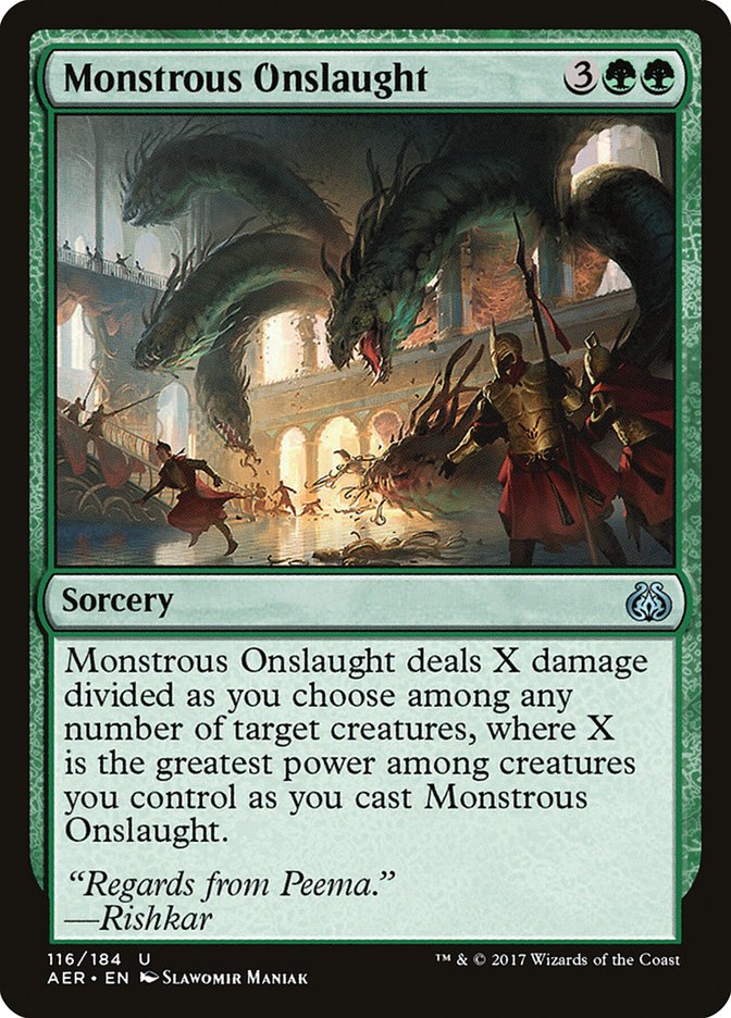 Monstrous Onslaught [Aether Revolt] | Gamers Paradise