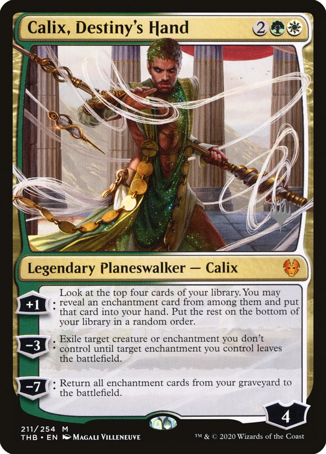 Calix, Destiny's Hand (Promo Pack) [Theros Beyond Death Promos] | Gamers Paradise