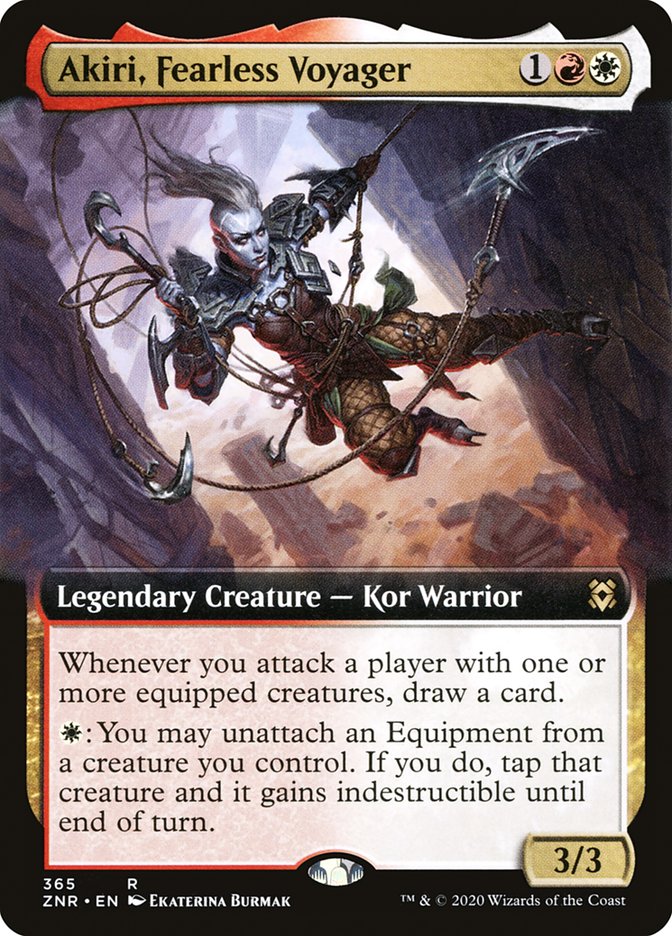 Akiri, Fearless Voyager (Extended Art) [Zendikar Rising] | Gamers Paradise