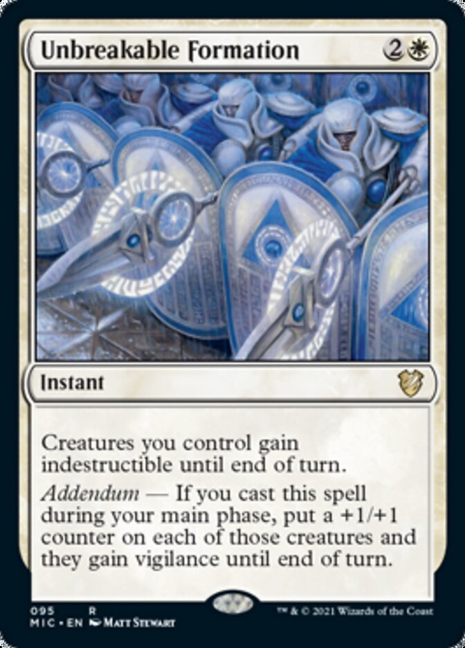 Unbreakable Formation [Innistrad: Midnight Hunt Commander] | Gamers Paradise