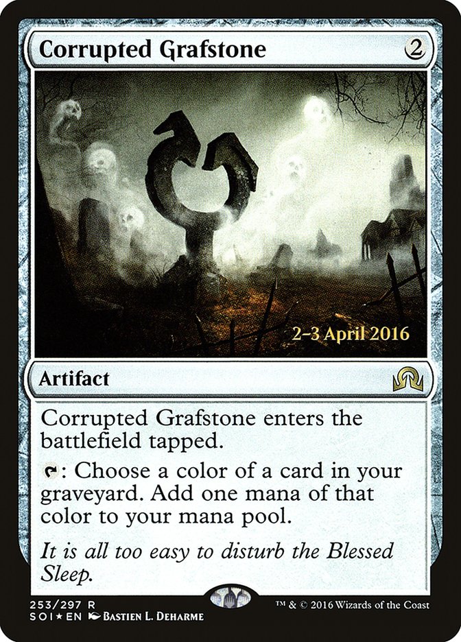Corrupted Grafstone [Shadows over Innistrad Prerelease Promos] | Gamers Paradise