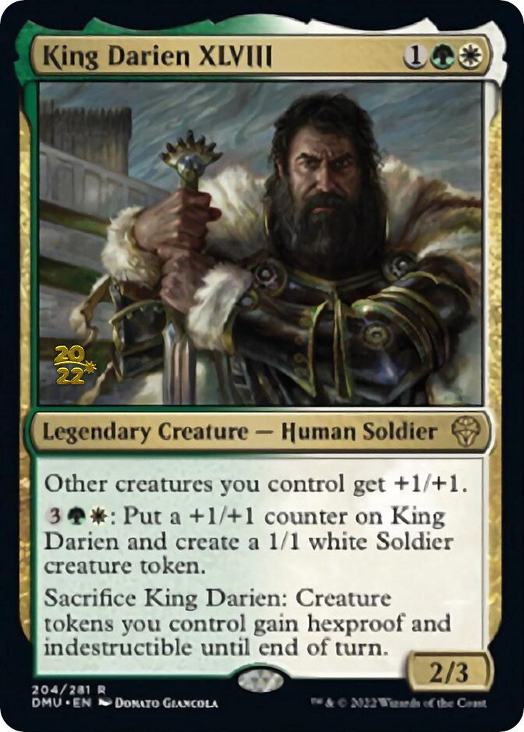 King Darien XLVIII [Dominaria United Prerelease Promos] | Gamers Paradise