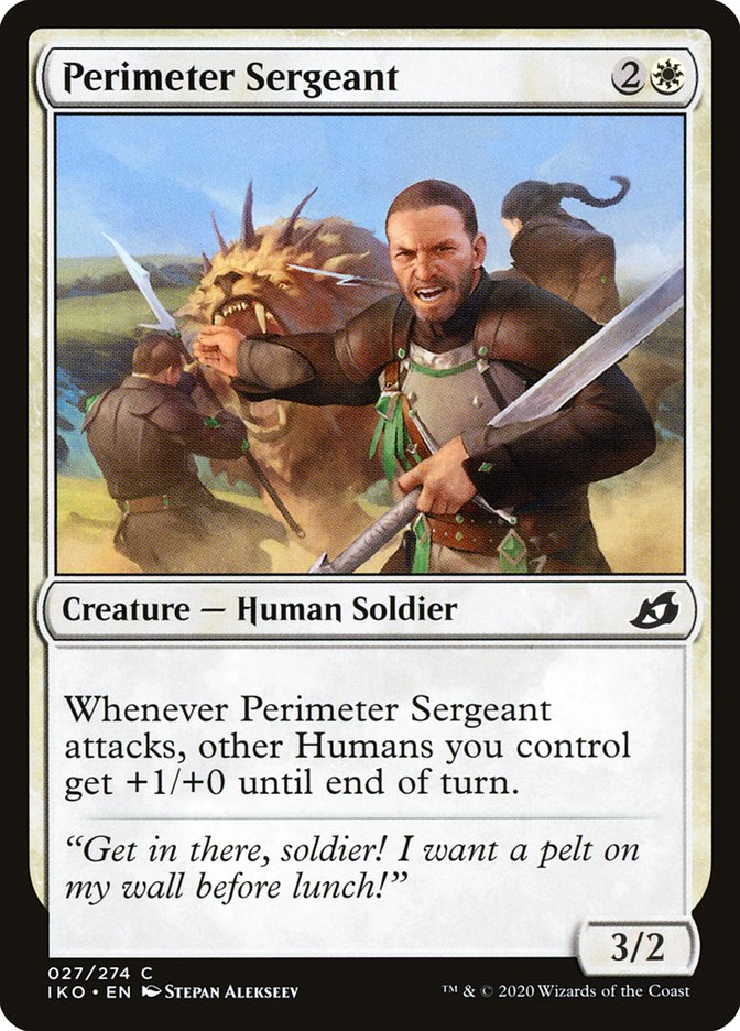 Perimeter Sergeant [Ikoria: Lair of Behemoths] | Gamers Paradise