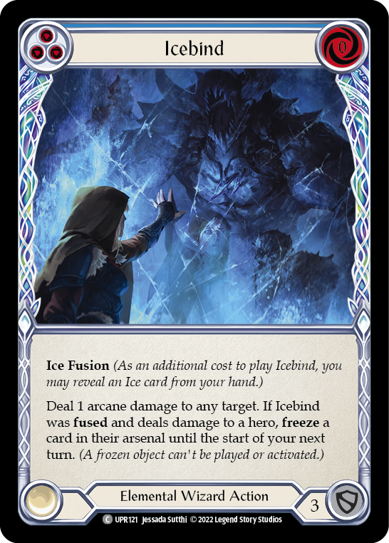 Icebind (Blue) [UPR121] (Uprising)  Rainbow Foil | Gamers Paradise