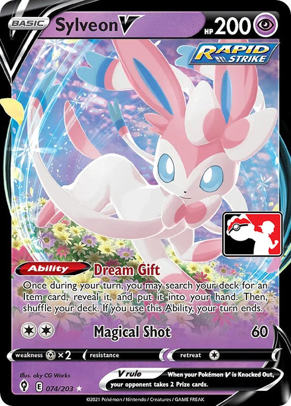 Sylveon V (074/203) [Prize Pack Series One] | Gamers Paradise