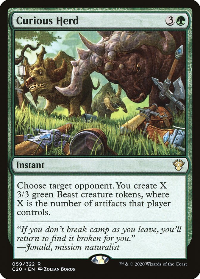 Curious Herd [Commander 2020] | Gamers Paradise