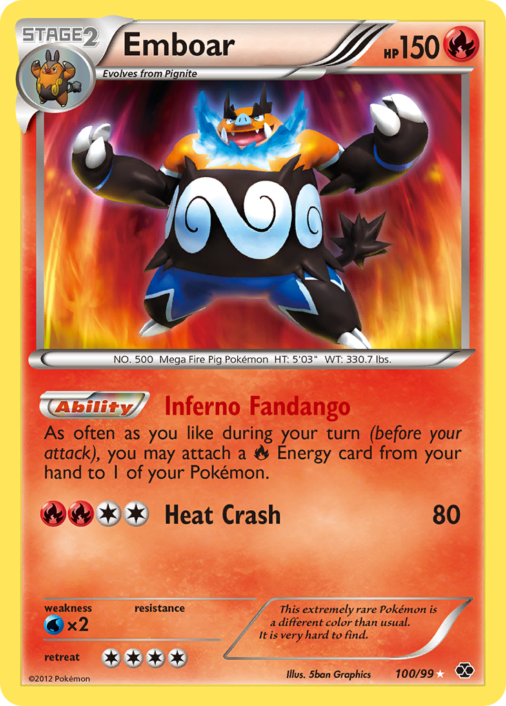 Emboar (100/99) [Black & White: Next Destinies] | Gamers Paradise