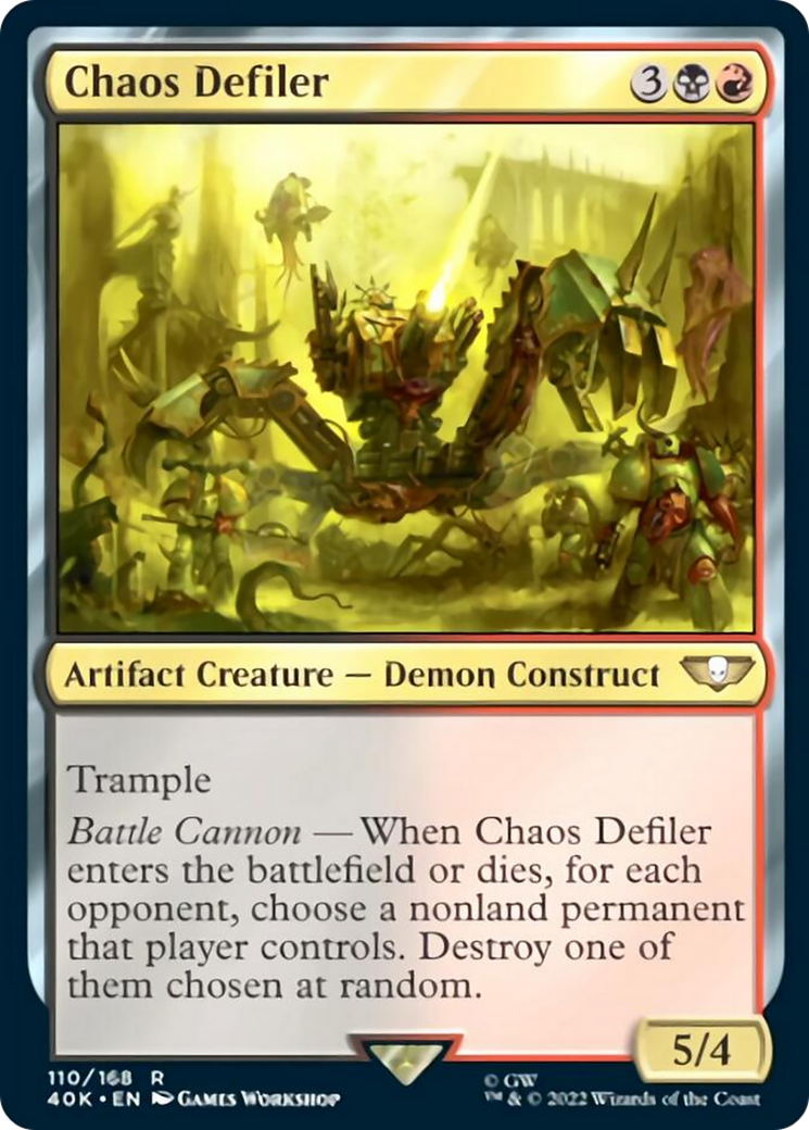 Chaos Defiler (Surge Foil) [Universes Beyond: Warhammer 40,000] | Gamers Paradise