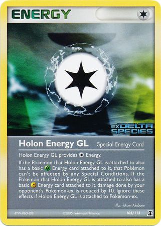 Holon Energy GL (105/113) (Stamped) [EX: Delta Species] | Gamers Paradise