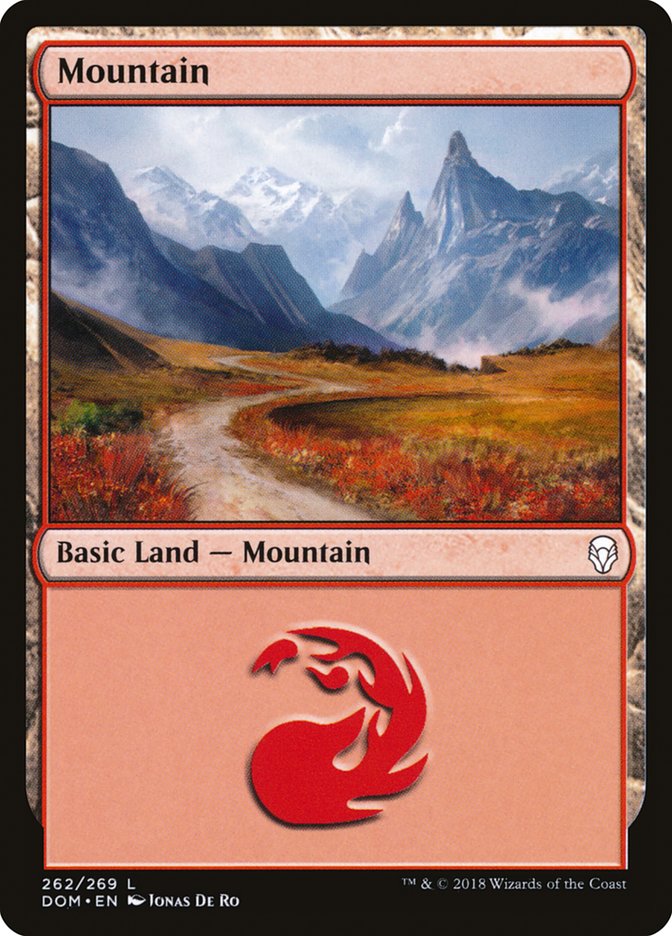 Mountain (262) [Dominaria] | Gamers Paradise