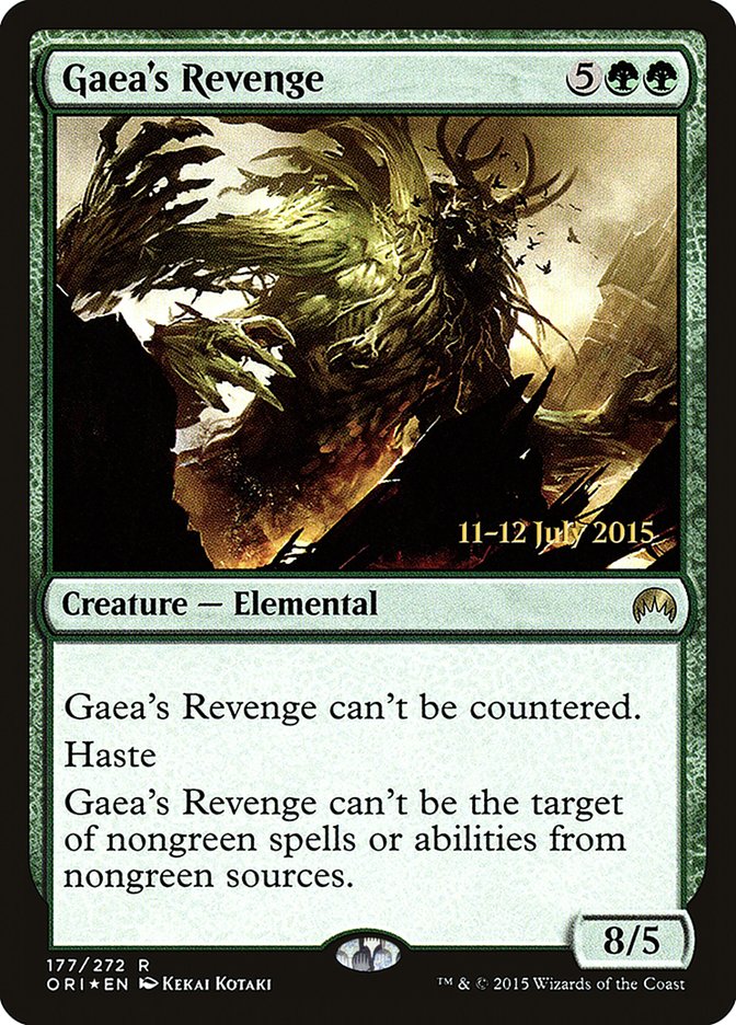 Gaea's Revenge [Magic Origins Prerelease Promos] | Gamers Paradise