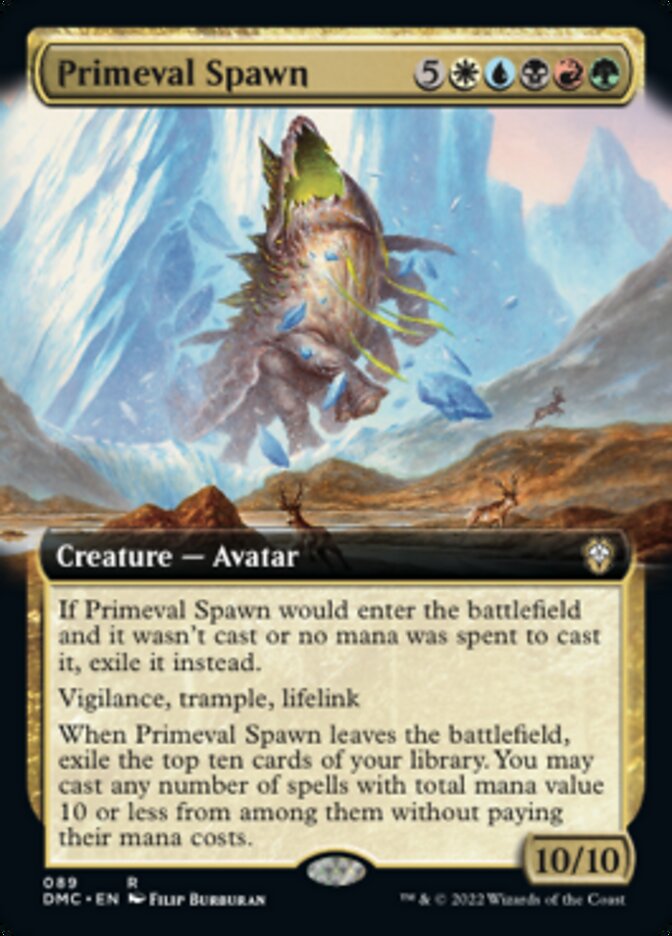 Primeval Spawn (Extended Art) [Dominaria United Commander] | Gamers Paradise