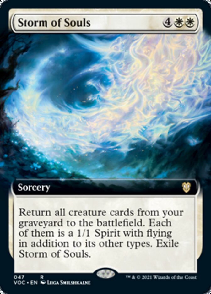 Storm of Souls (Extended Art) [Innistrad: Crimson Vow Commander] | Gamers Paradise