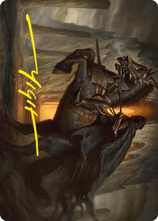 Nazgul Art Card (Gold-Stamped Signature) [The Lord of the Rings: Tales of Middle-earth Art Series] | Gamers Paradise