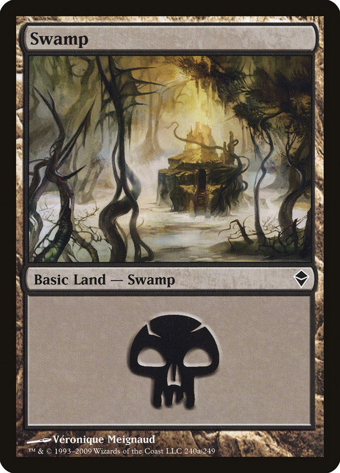 Swamp (240a) [Zendikar] | Gamers Paradise