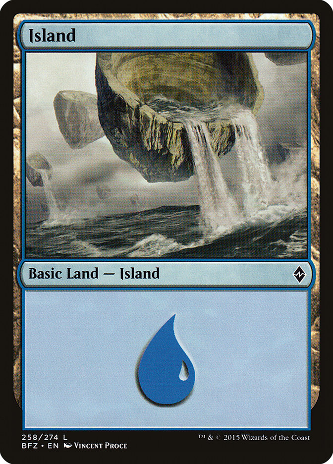 Island (258a) [Battle for Zendikar] | Gamers Paradise
