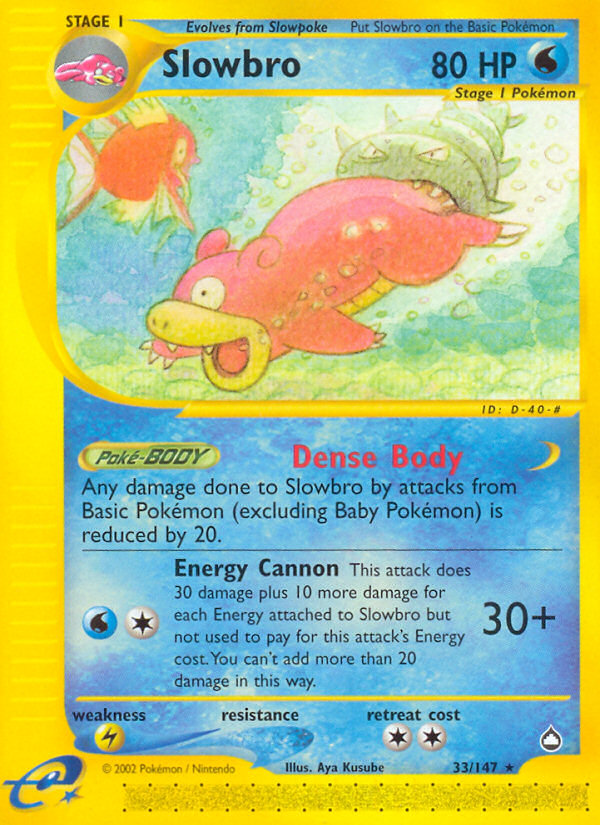 Slowbro (33/147) [Aquapolis] | Gamers Paradise