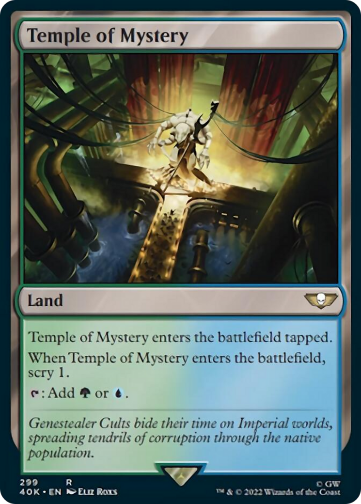 Temple of Mystery (Surge Foil) [Universes Beyond: Warhammer 40,000] | Gamers Paradise