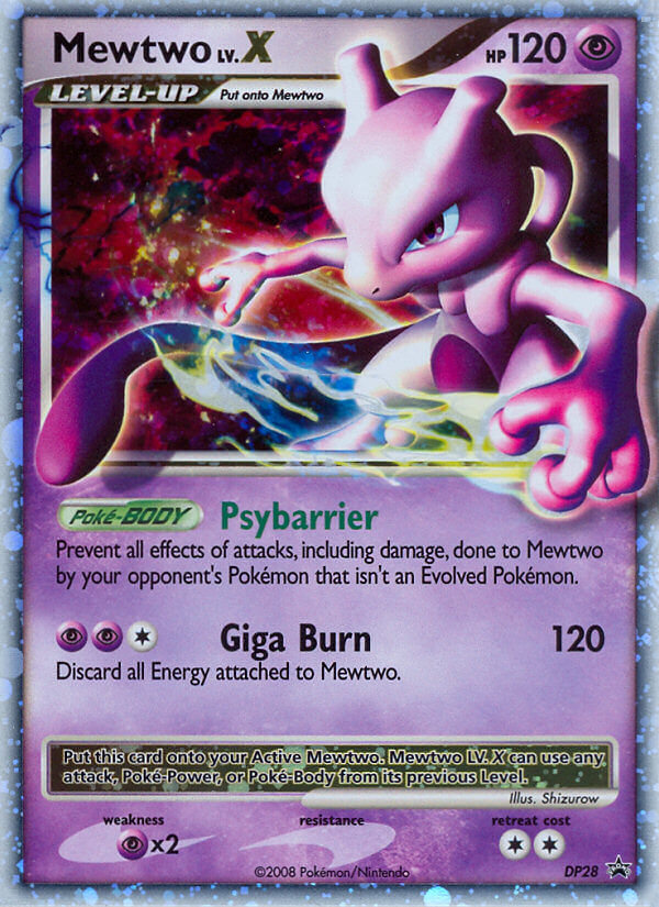 Mewtwo LV.X (DP28) [Diamond & Pearl: Black Star Promos] | Gamers Paradise