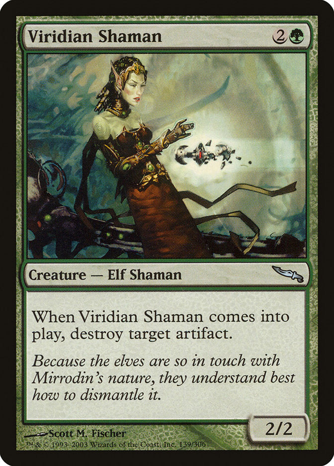 Viridian Shaman [Mirrodin] | Gamers Paradise