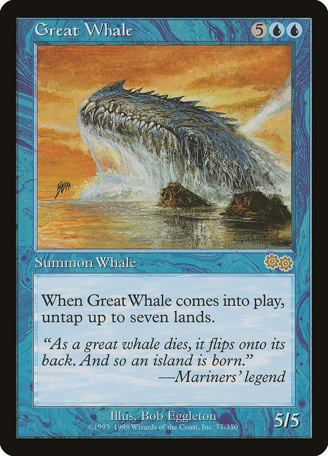 Great Whale [Urza's Saga] | Gamers Paradise