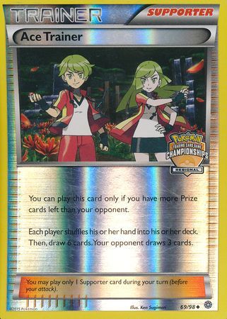 Ace Trainer (69/98) (Regional Championship Promo) [XY: Ancient Origins] | Gamers Paradise