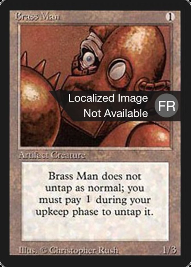 Brass Man [Foreign Black Border] | Gamers Paradise