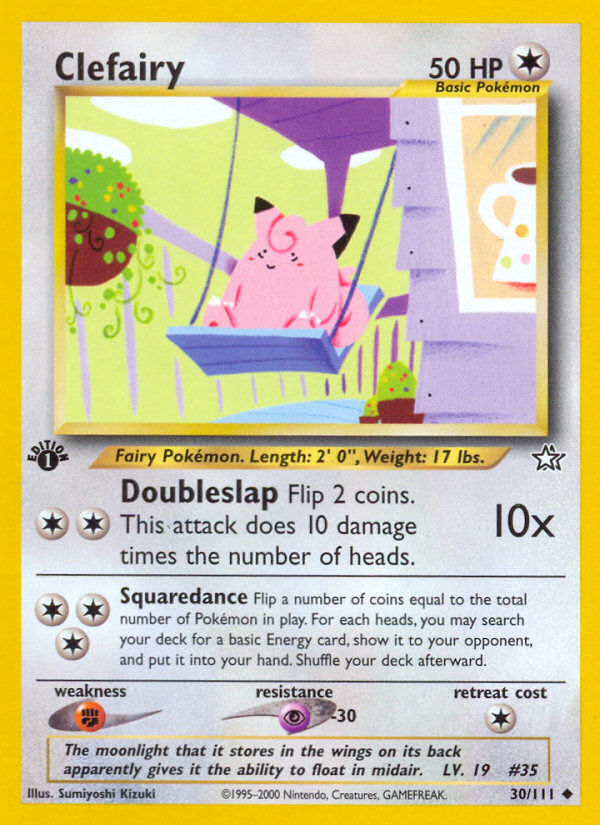 Clefairy (30/111) [Neo Genesis 1st Edition] | Gamers Paradise