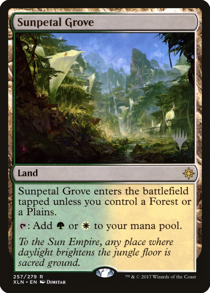 Sunpetal Grove (Promo Pack) [Ixalan Promos] | Gamers Paradise