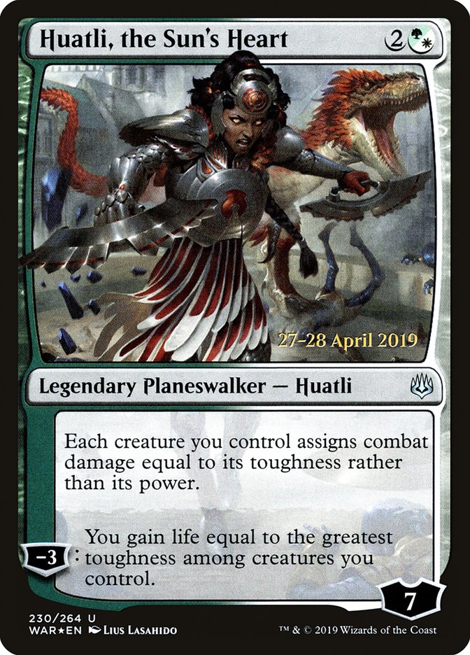 Huatli, the Sun's Heart [War of the Spark Prerelease Promos] | Gamers Paradise