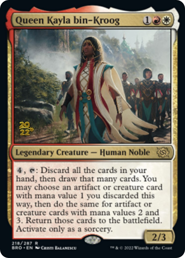 Queen Kayla bin-Kroog [The Brothers' War Prerelease Promos] | Gamers Paradise