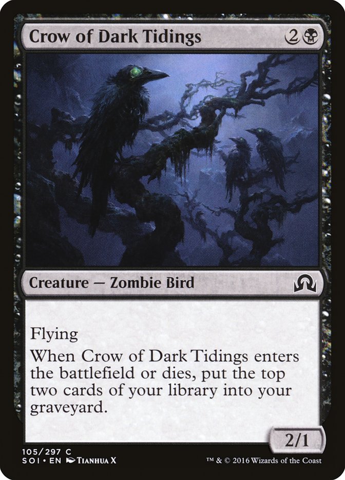 Crow of Dark Tidings [Shadows over Innistrad] | Gamers Paradise