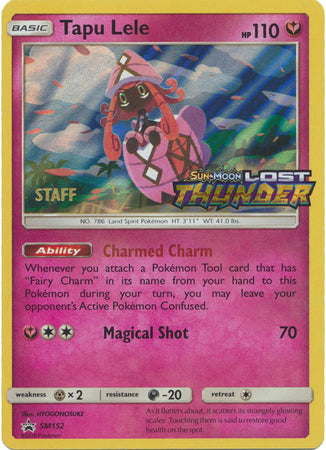 Tapu Lele (SM152) (Staff Prerelease Promo) [Sun & Moon: Black Star Promos] | Gamers Paradise