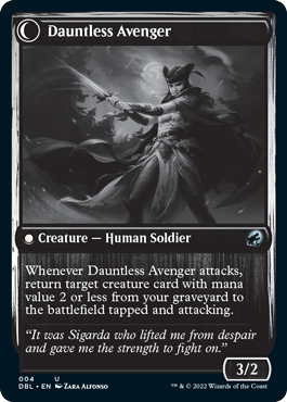 Bereaved Survivor // Dauntless Avenger [Innistrad: Double Feature] | Gamers Paradise