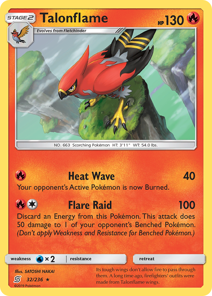 Talonflame (32/236) [Sun & Moon: Unified Minds] | Gamers Paradise