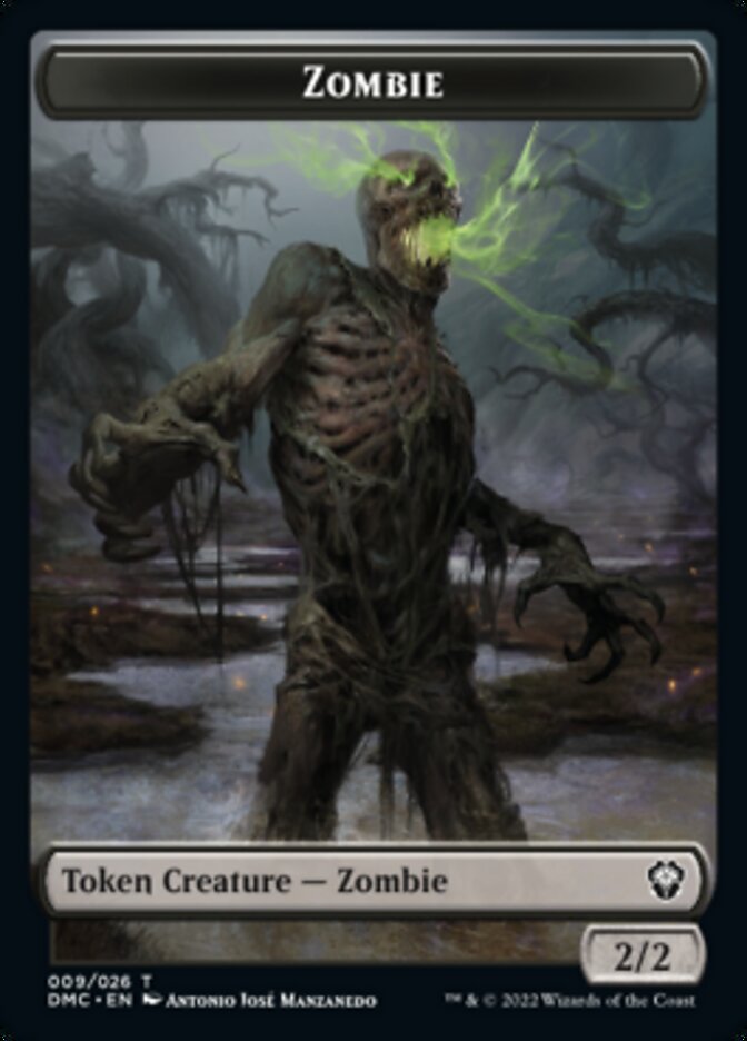 Soldier // Zombie Double-Sided Token [Dominaria United Tokens] | Gamers Paradise