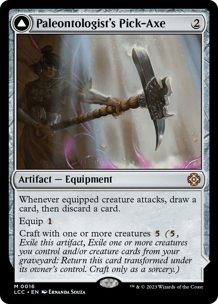 Paleontologist's Pick-Axe (Extended Art) [The Lost Caverns of Ixalan Commander] | Gamers Paradise