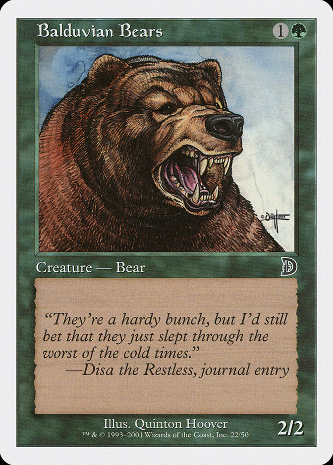 Balduvian Bears [Deckmasters] | Gamers Paradise