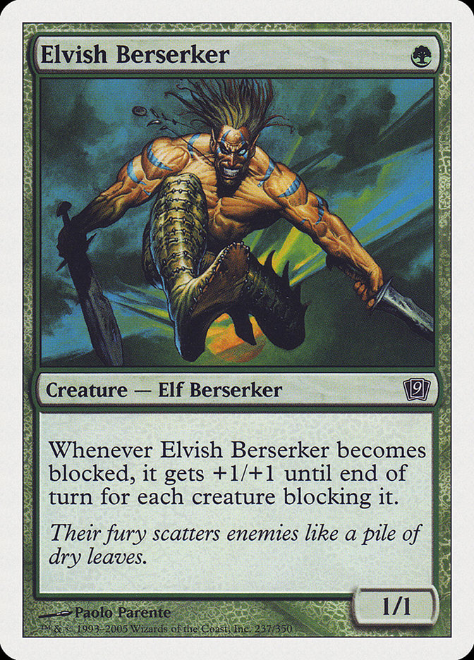 Elvish Berserker [Ninth Edition] | Gamers Paradise