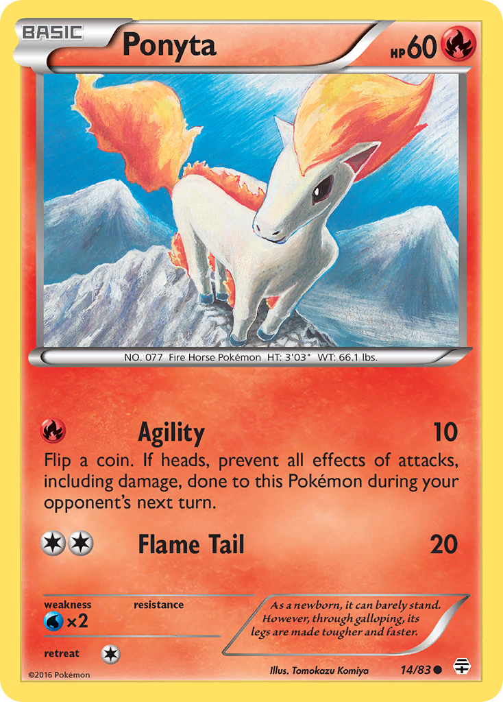 Ponyta (14/83) [XY: Generations] | Gamers Paradise