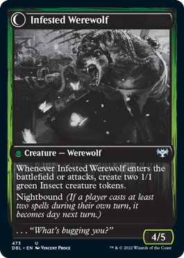 Infestation Expert // Infested Werewolf [Innistrad: Double Feature] | Gamers Paradise