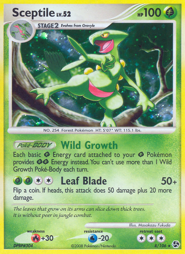 Sceptile (8/106) [Diamond & Pearl: Great Encounters] | Gamers Paradise