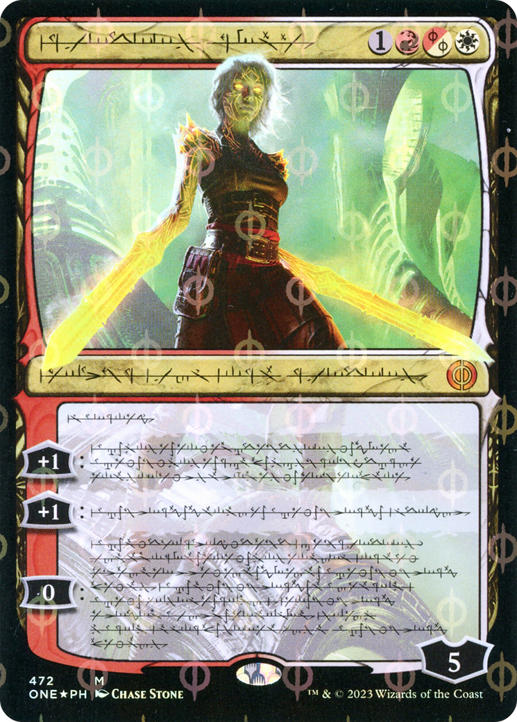 Nahiri, the Unforgiving (Phyrexian Step-and-Compleat Foil) [Phyrexia: All Will Be One] | Gamers Paradise