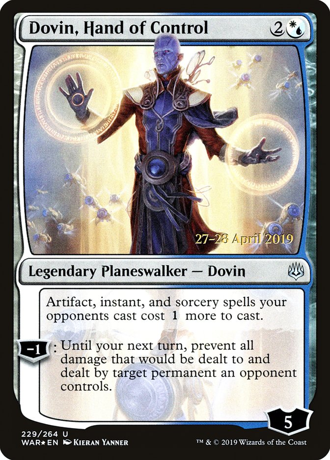 Dovin, Hand of Control [War of the Spark Prerelease Promos] | Gamers Paradise