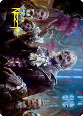 Undead Butler Art Card (Gold-Stamped Signature) [Innistrad: Crimson Vow Art Series] | Gamers Paradise